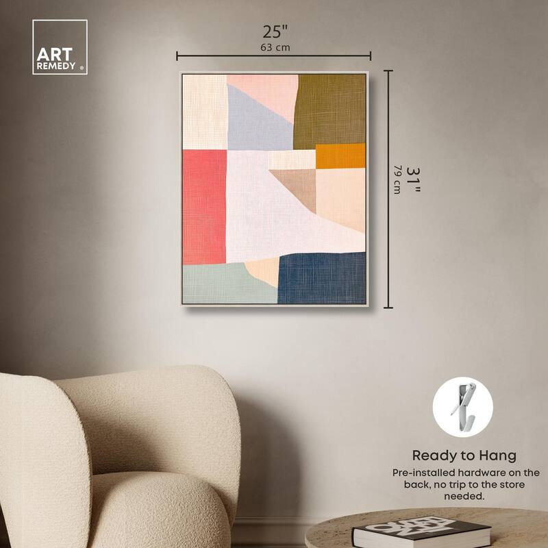 Planar Patchwork II Canvas by Art Remedy