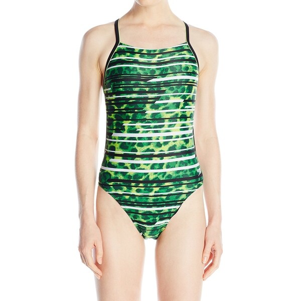 speedo green swimsuit