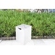 preview thumbnail 12 of 10, Elementi Plus 25 in. H Marble Porcelain Propane Tank Cover with Removable Lid