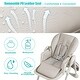 preview thumbnail 15 of 15, Babyjoy Foldable Convertible High Chair Height Adjustable Baby Feeding