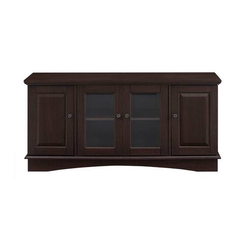Offex 52" Wood TV Media Stand Storage Console - Espresso