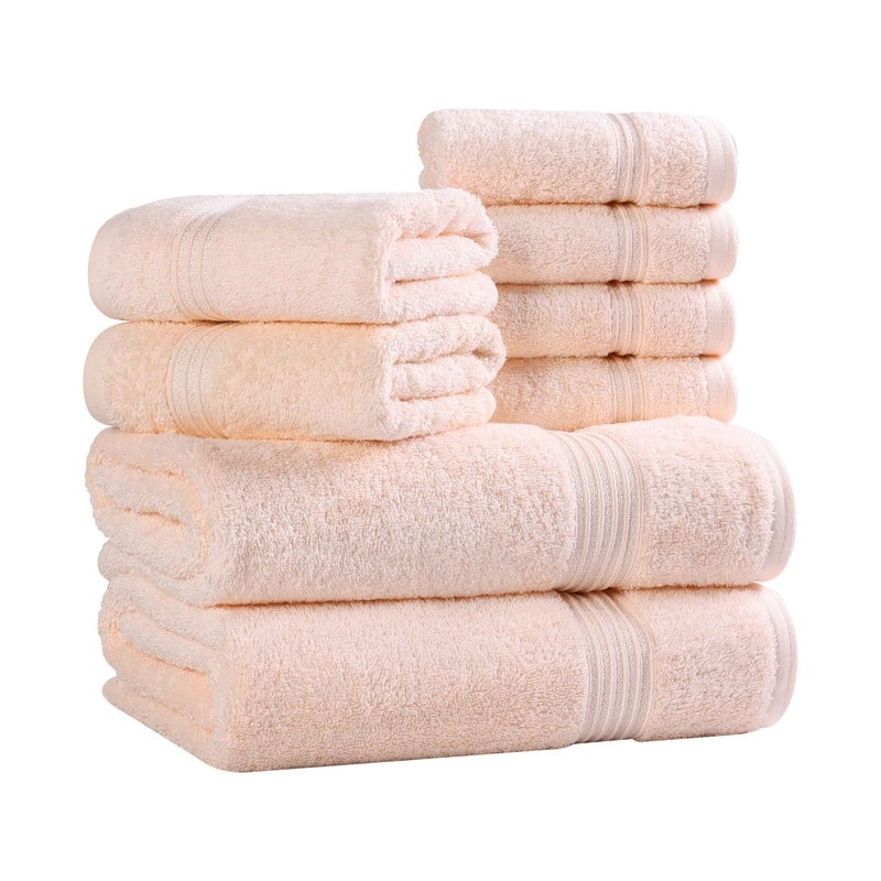Superior Heritage Egyptian Cotton Absorbent 8-Piece Towel Set
