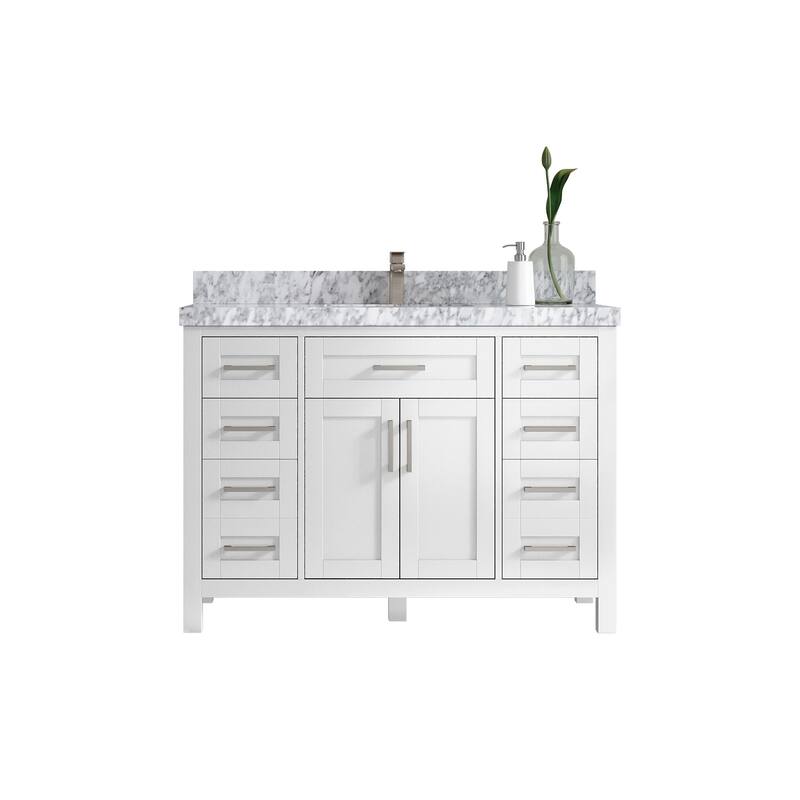 Willow Collections 48 in. W x 22 in. D Cambridge Single Sink Bathroom Vanity with Countertop