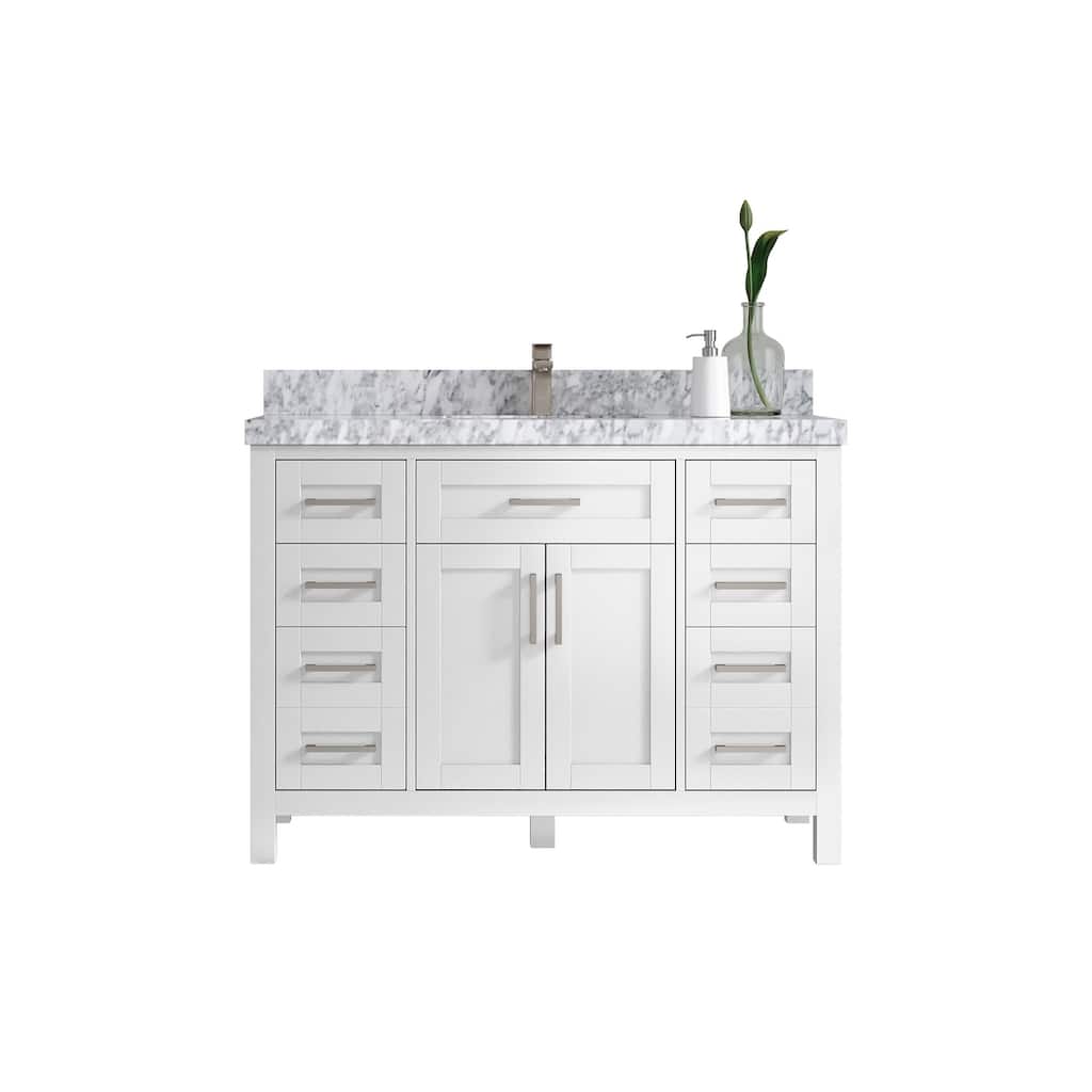 Willow Collections 48 in. W x 22 in. D Cambridge Single Sink Bathroom Vanity with Countertop