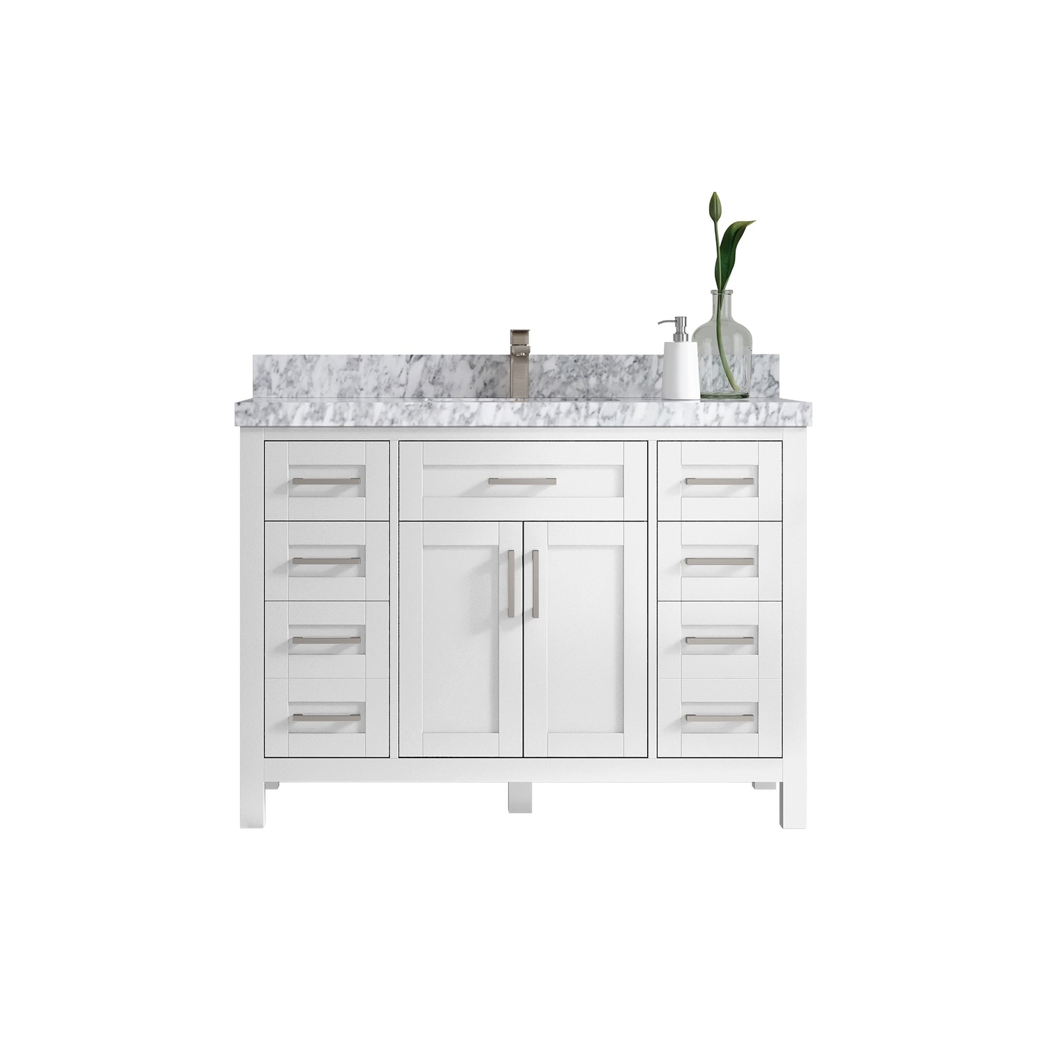 Willow Collections 48 in. W x 22 in. D Cambridge Single Sink Bathroom Vanity with Countertop
