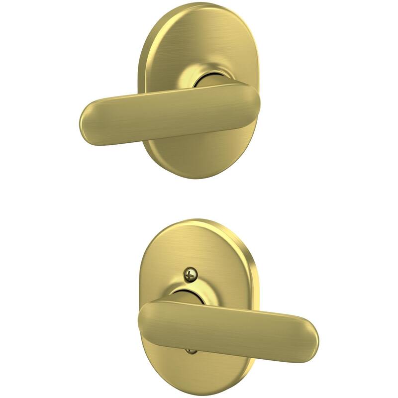 Schlage F10-DAV-RMN Davlin Passage Door Lever Set with Decorative