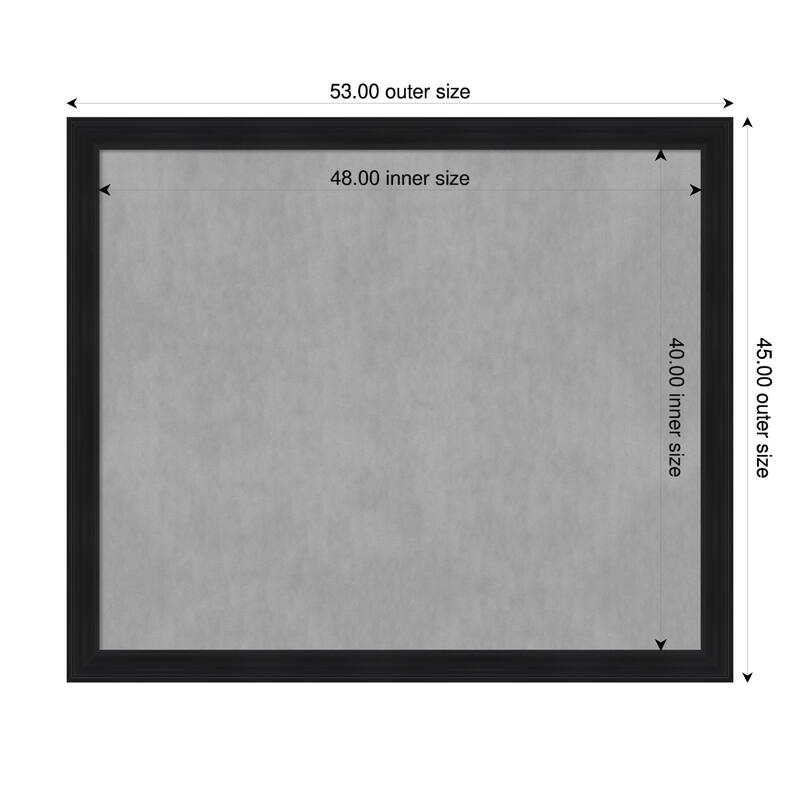 Amanti Art Abbey Black Framed - 53 x 45 in