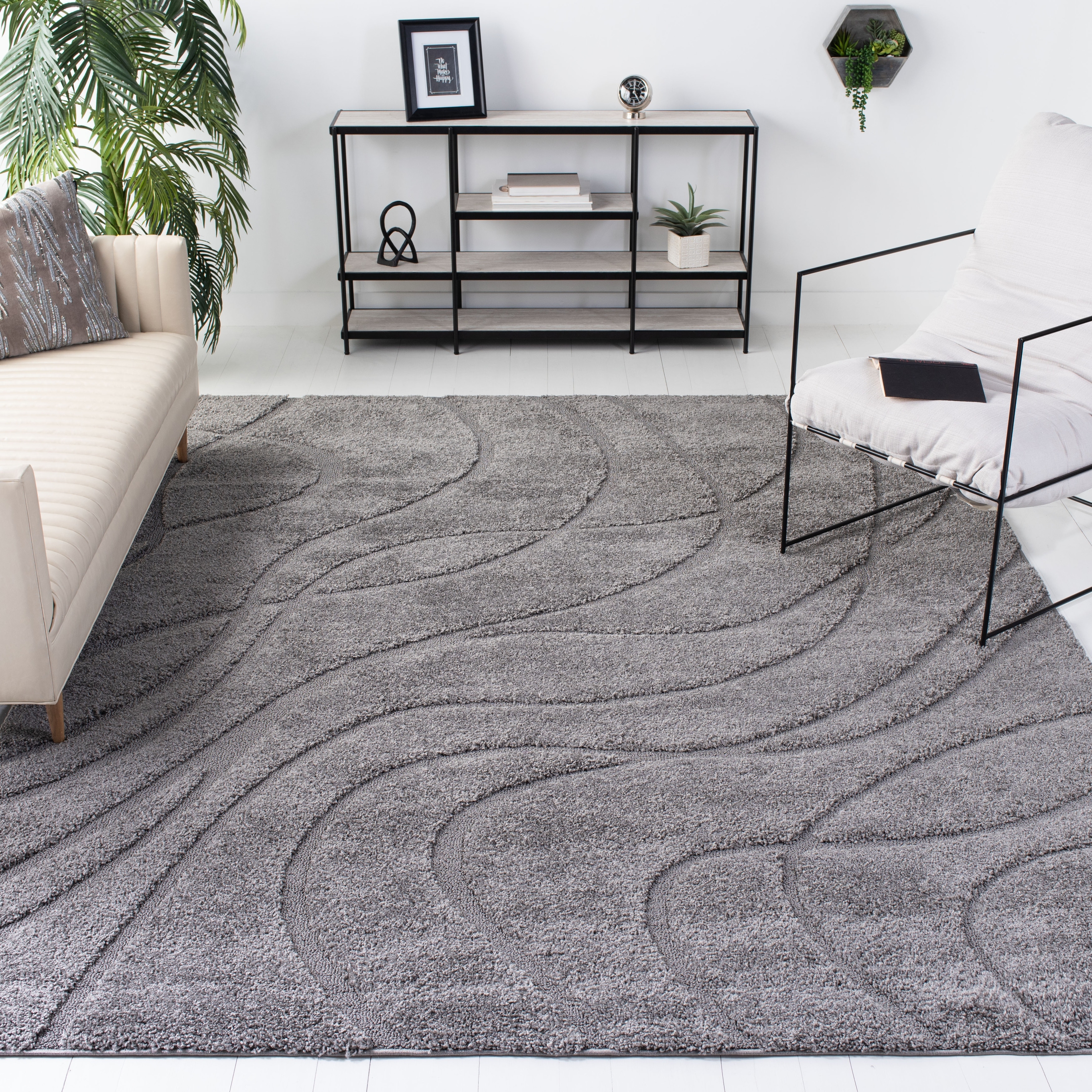 Carnival Indoor-Outdoor Ivory And Sand Faded Look Rug 8'X10' - 8' x 10'