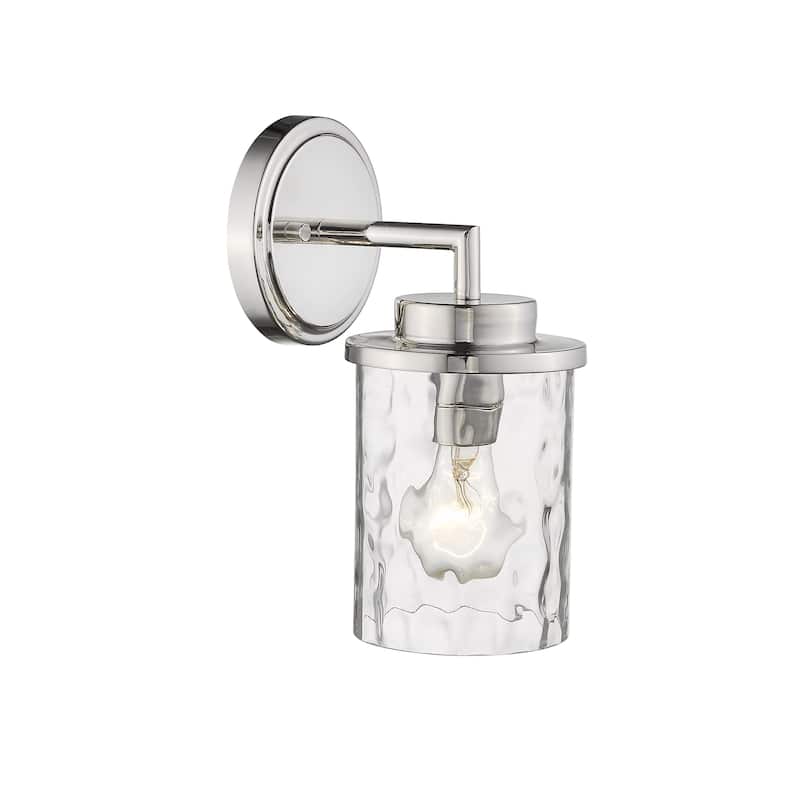 1 Light Simple Wall Sconce in Nickel