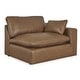 preview thumbnail 6 of 10, Signature Design by Ashley Emilia Brown 4-Piece Sectional - 130" W x 90" D x 36" H
