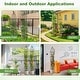 preview thumbnail 9 of 8, Gymax 2-Pack Garden Obelisk Trellis for Climbing Plants Rustproof