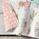 preview thumbnail 9 of 11, Lush Decor Southwest Llama Cactus Reversible Throw Blanket