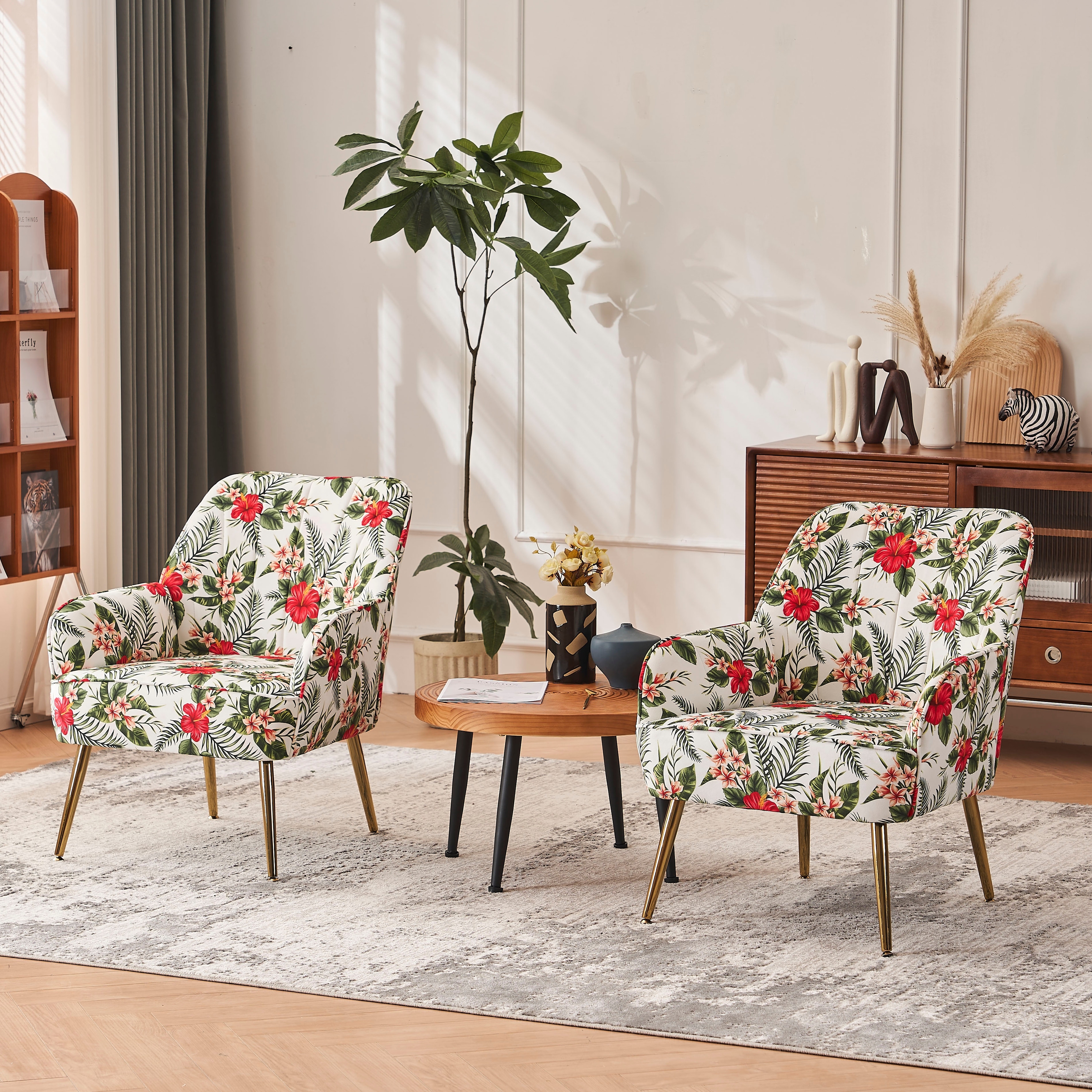 Modern hotsell floral armchair