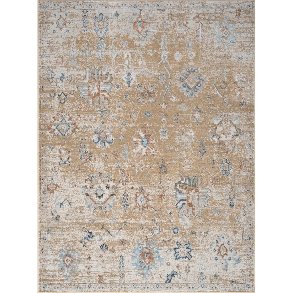 Noble GC_GEN7008 Gold Area Rug