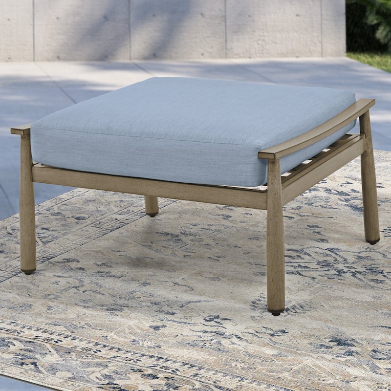 5-Person Aluminum Patio Conversation Set with Webbing Chair Back and Cushions