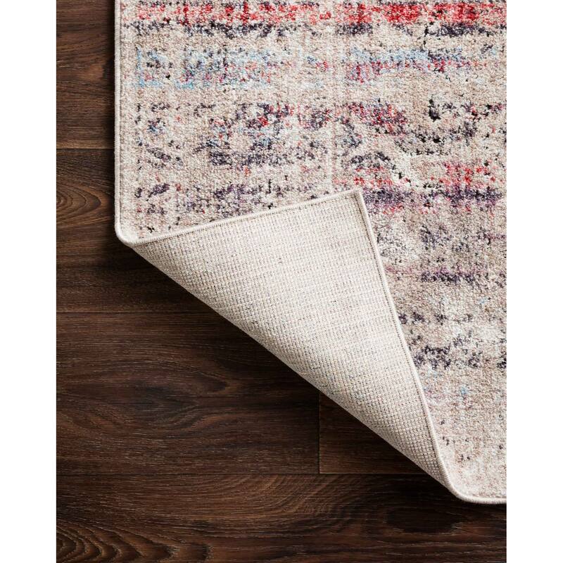 Alexander Home Adrian Distressed Abstract Transitional Area Rug