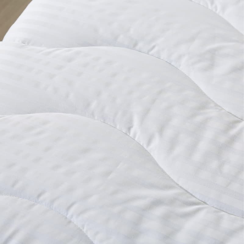 Waverly Waterproof Wave Stitched Mattress Pad - White