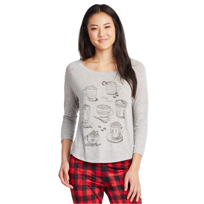 Aeropostale Womens Lets Sleep in Pajama Sleep T-Shirt