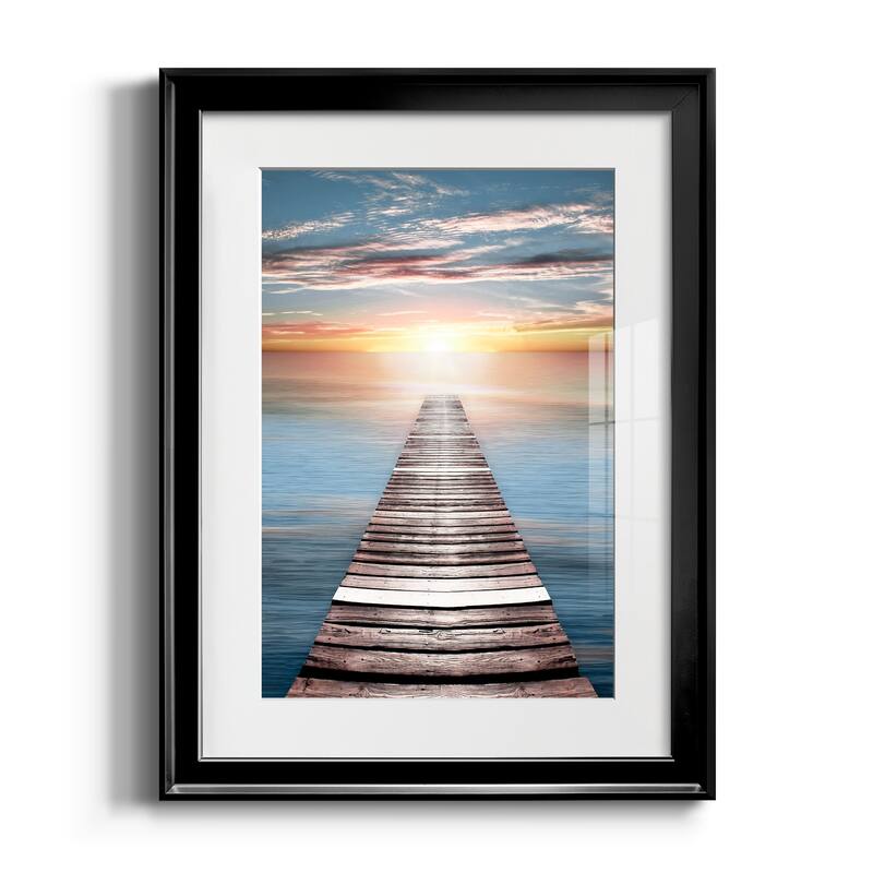 Dusk Escape Premium Framed Print - Ready to Hang - Black - 22X30
