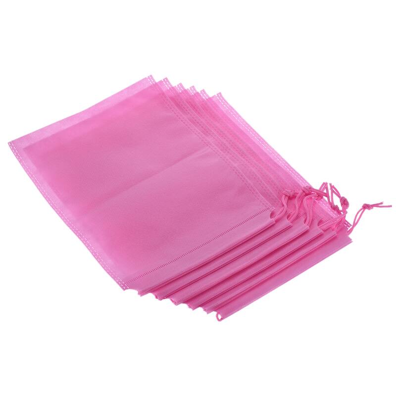 Single Drawstring Storage Bag Fiber Cloth, 6Pcs