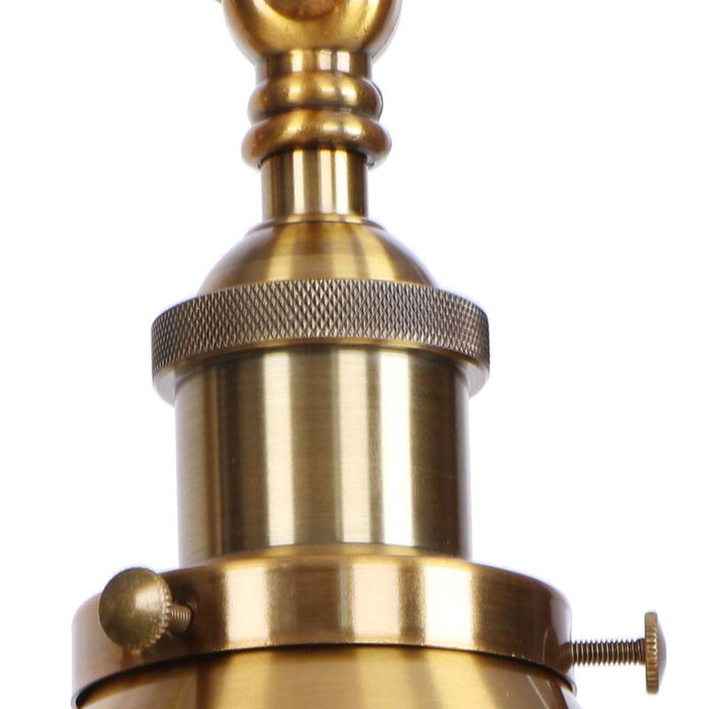 Industrial 1-Light Metal Cone Swing Arm Wall Lighting Fixture