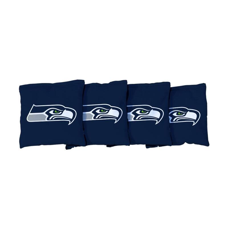 Seattle Seahawks NFL Blue Cornhole Bags - Corn Filled