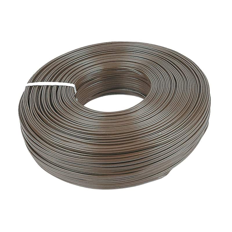 Novelty Lights 500 Foot Zip Cord Wire, Brown, 18 Gauge, SPT-1 - String Lights - Brown