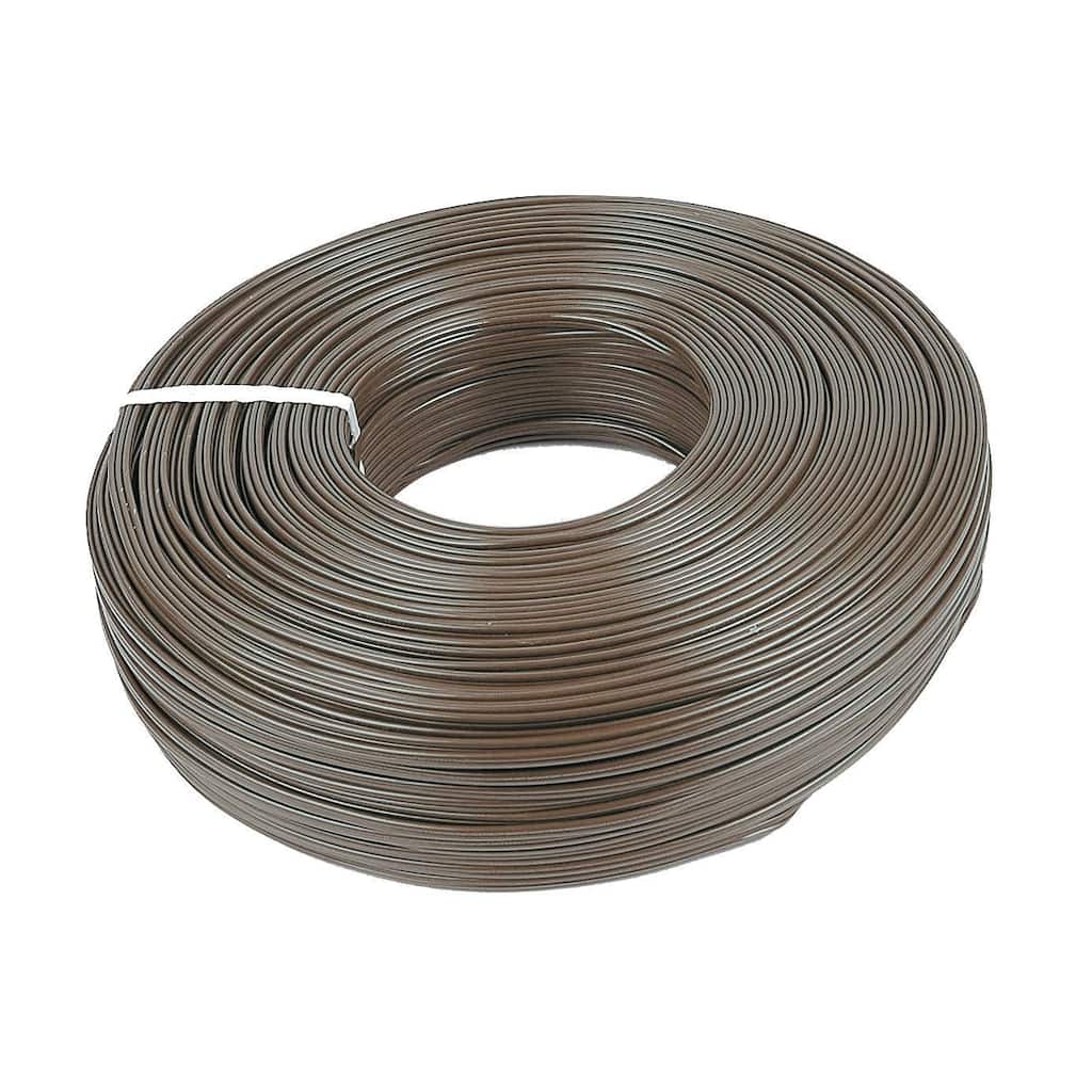 Novelty Lights 500 Foot Zip Cord Wire, Brown, 18 Gauge, SPT-1