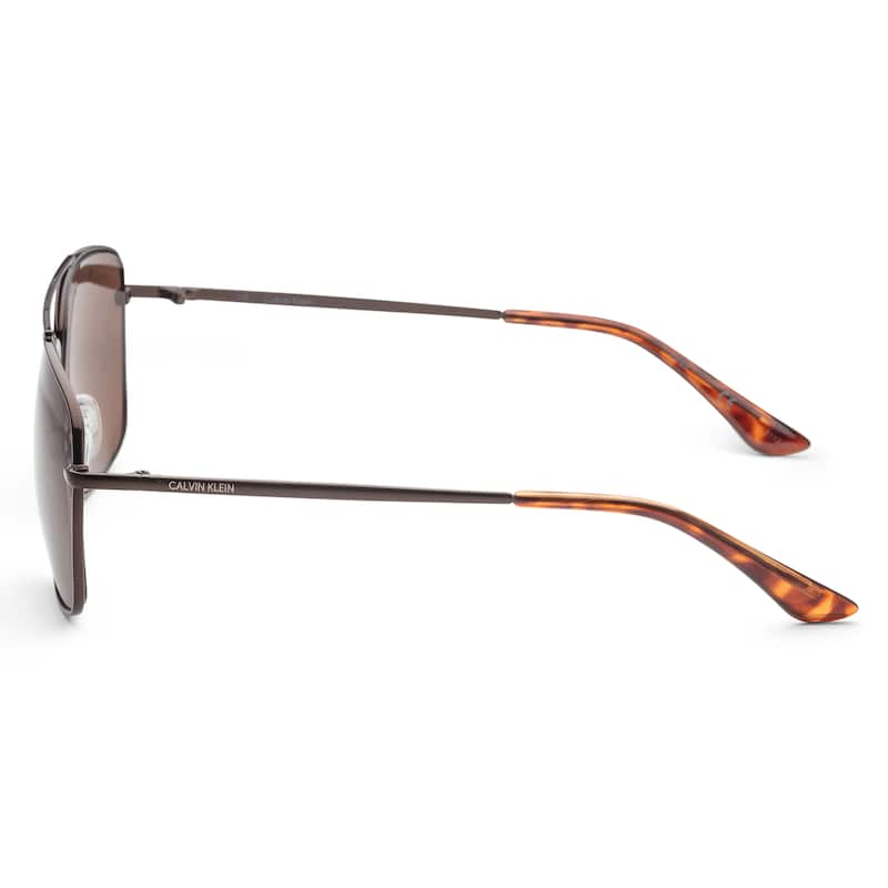 Calvin Klein Men's 57mm Brown Sunglasses
