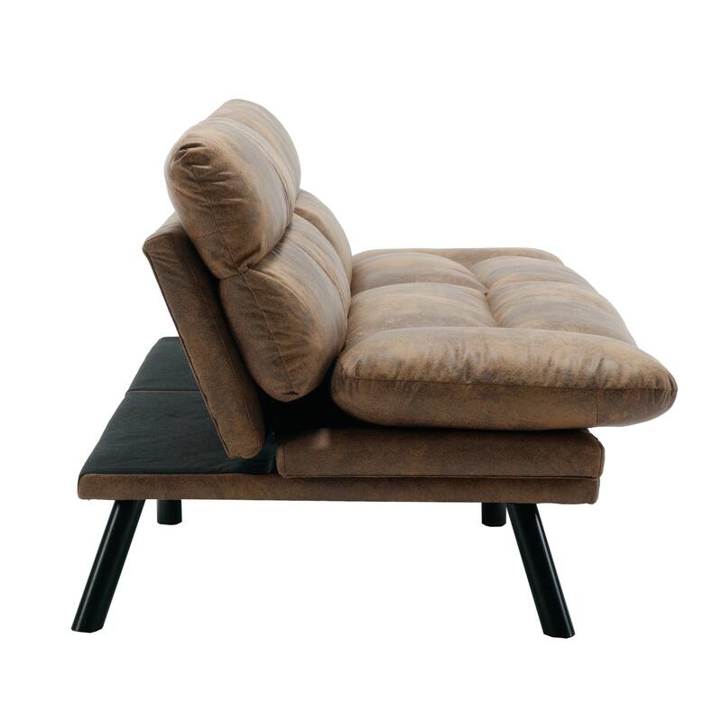Thick cushion sofa, sofa bed, sleeper sofa with metal feet