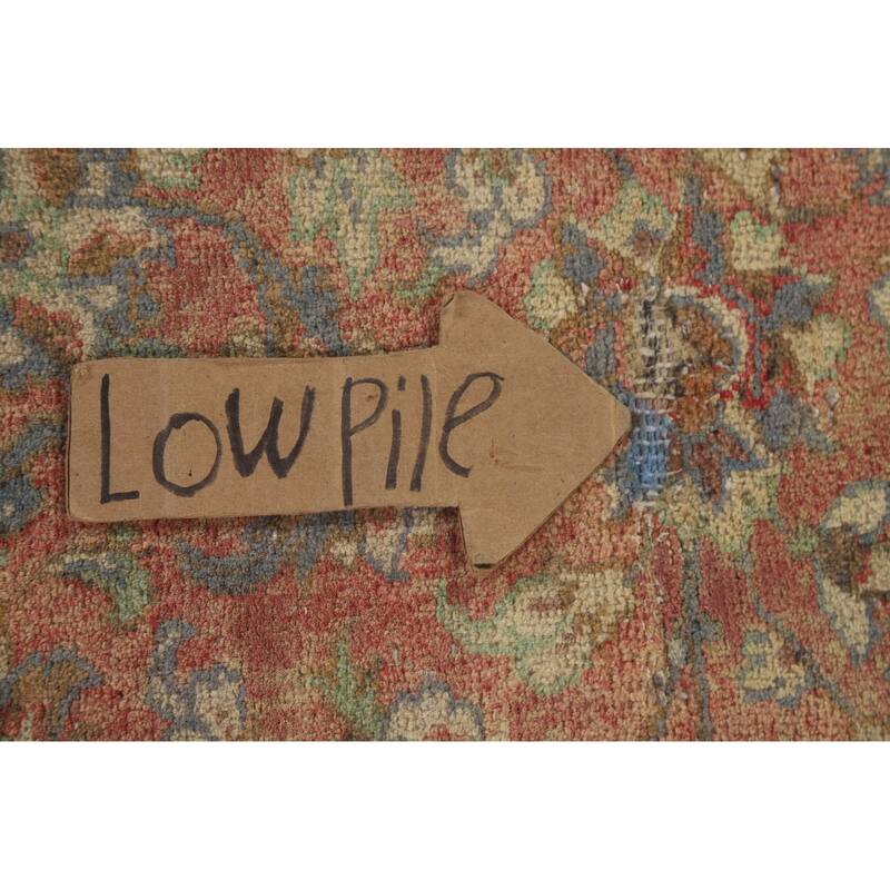 Hand Knotted Oriental 100% Wool Carpet Traditional Floral Oranges & Rust Kashan Area Rug - 13' 0'' X 9' 6''