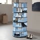 preview thumbnail 8 of 9, 7-Tier Revolving Shoe Rack Blue