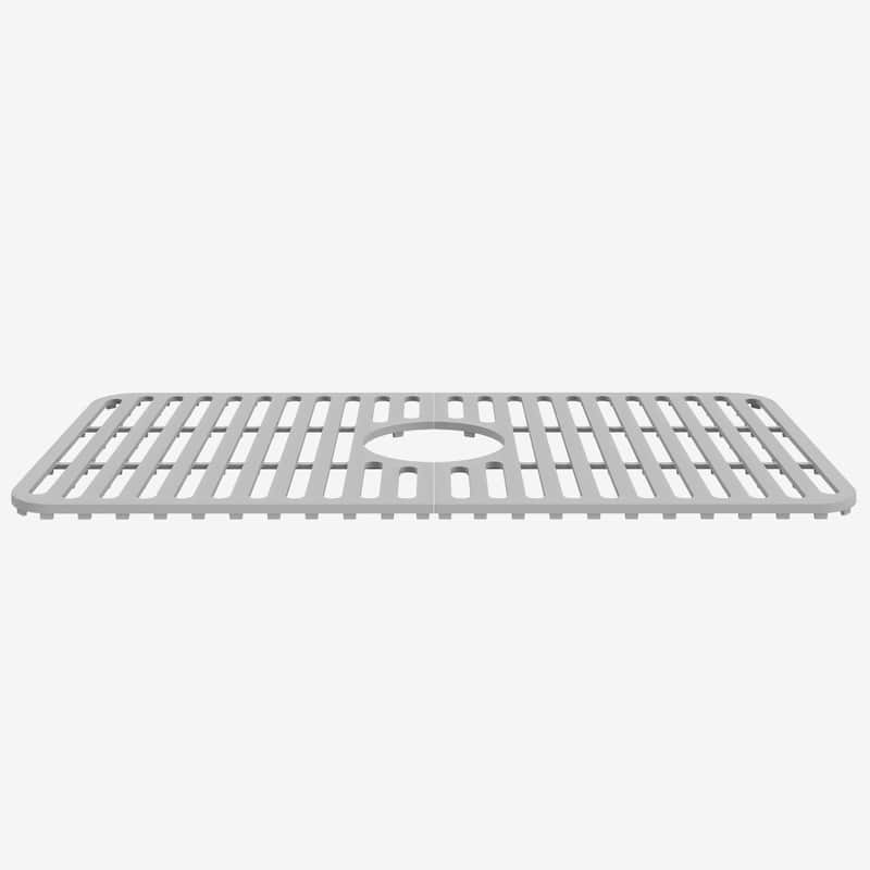 VIGO 25" L X 13" W Silicone Protective Bottom Grid for Kitchen Sink - Gray
