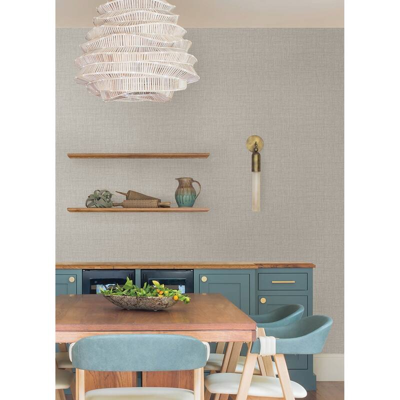 NuWallpaper Lansdowne Grey Peel and Stick Wallpaper