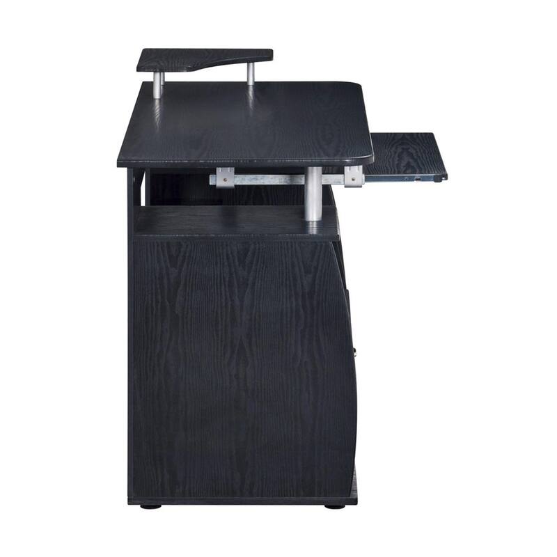 Computer Workstation Desk W/ CPU compartment & Pull Out Keyboard Tray