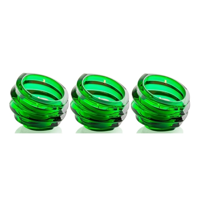 Kandelaars Lantaarns 3 Pack Orrefors Eko Crystal Votive Glass Tealight Candleholder Huis Samsungupdated Com