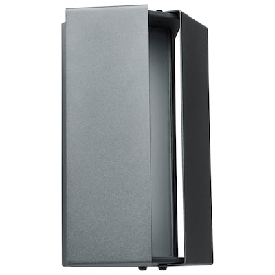 Peak LED Wall Sconce CCT Selectable Matte Gray Finish