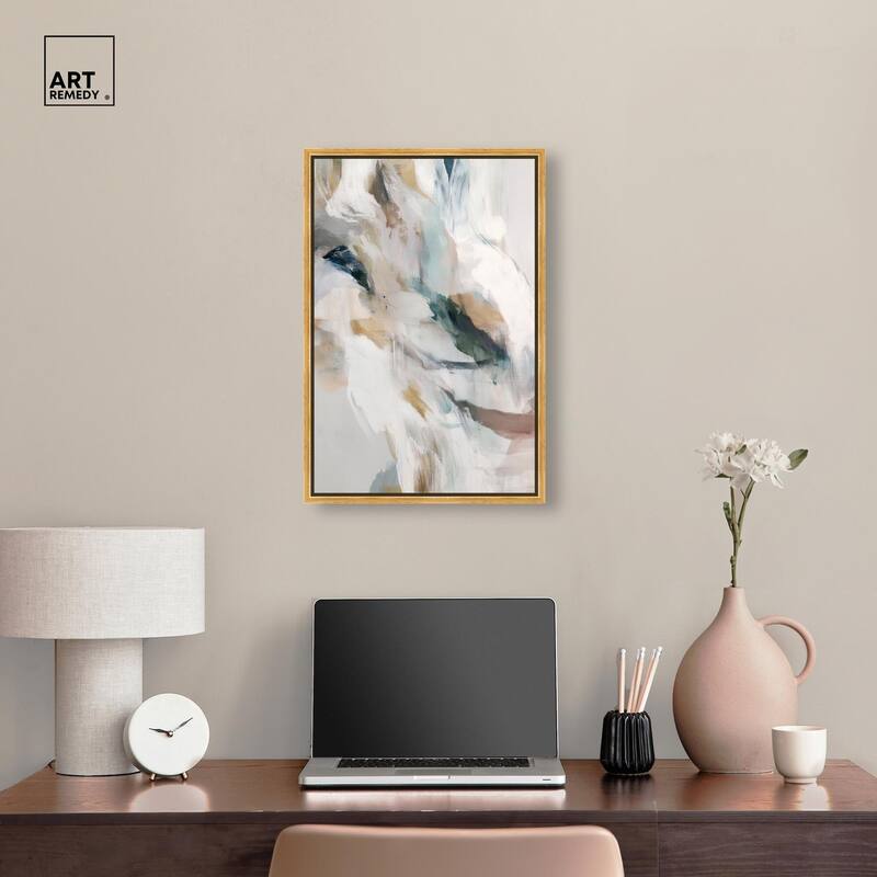Whispering Colors II Canvas by Art Remedy