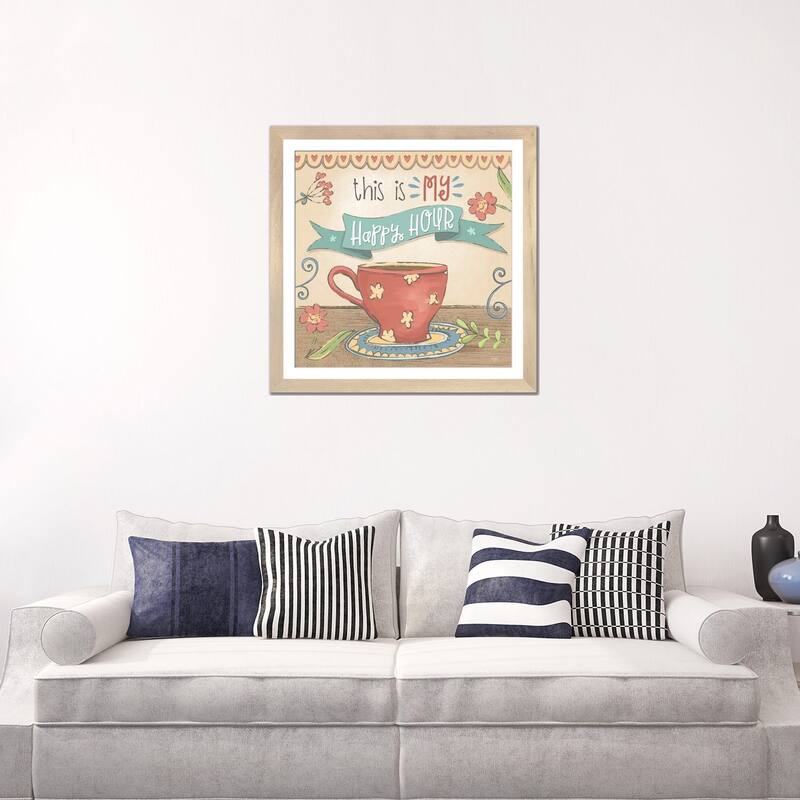 iCanvas "Coffee Happy Hour" by Mollie B.