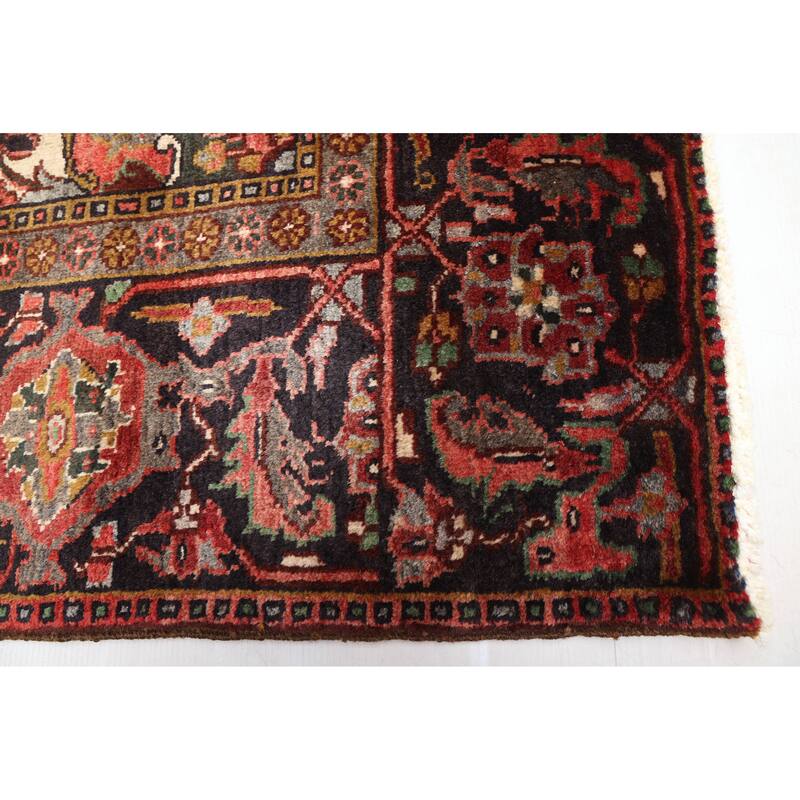 ECARPETGALLERY Hand-knotted Sarabi Dark Red Wool Rug - 7'7 x 10'4