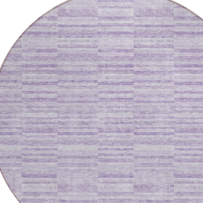 HomeRoots Striped Transitional Rectangle Outdoor Rug