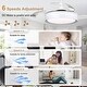 preview thumbnail 47 of 71, Bella Depot 36" Modern Retractable Ceiling Fan with Dimmable Led Light, Remote and APP Control 6-Speed Reversible DC Motor