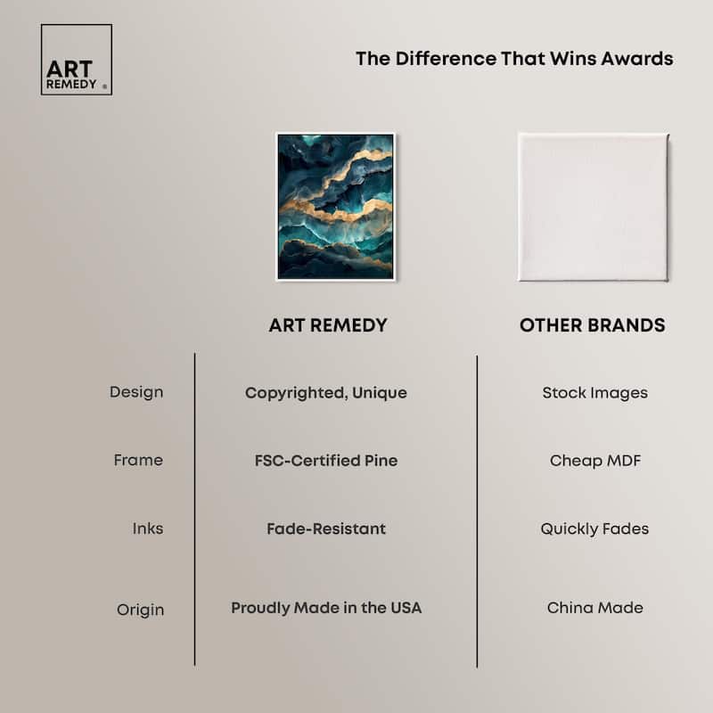 Power Edge I Canvas by Art Remedy