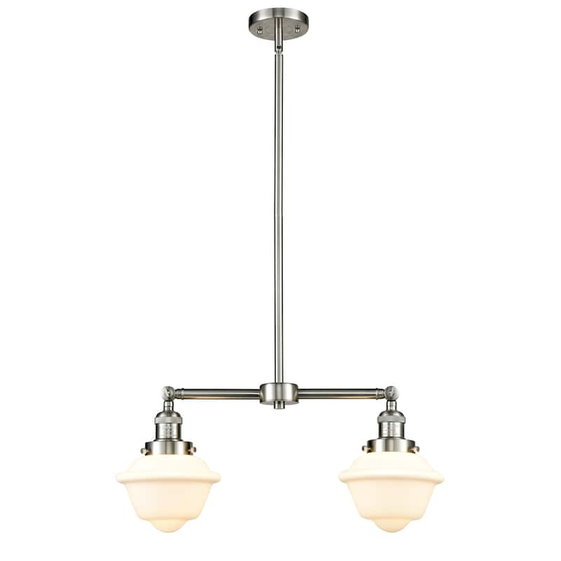 Innovations Lighting Small Oxford 2 Light 24" Wide Linear Chandelier