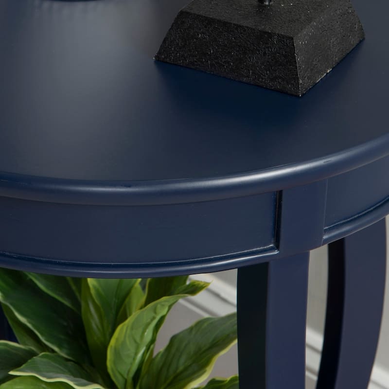 Penelope Round Table with Shelf