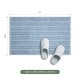 preview thumbnail 22 of 25, Martex Restore Cotton Bath Rug Soft Absorbent Quick-Dry Stripe