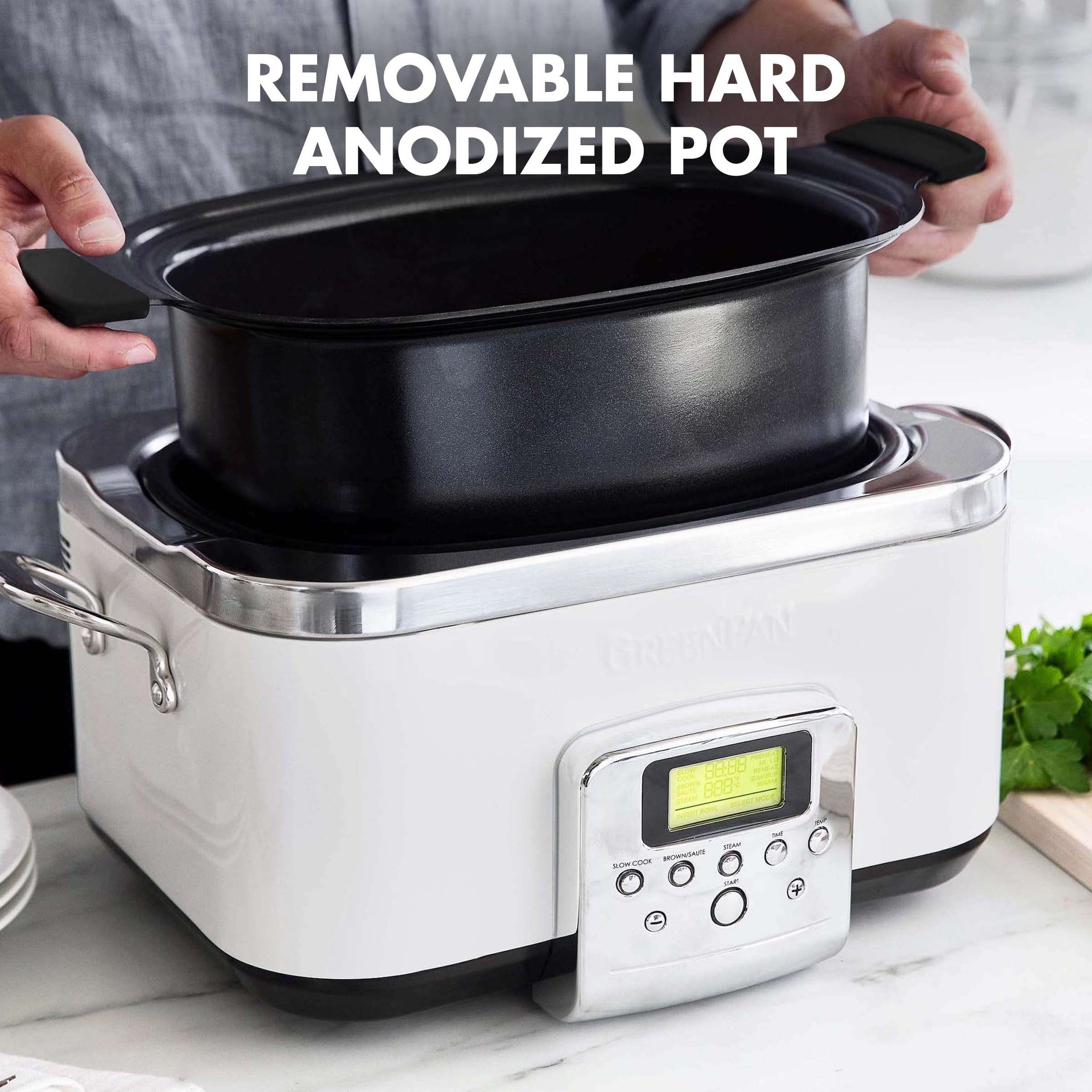 Smart Pot 6 Quart Slow Cooker, Brushed Stainless Steel - Bed Bath & Beyond  - 37688174