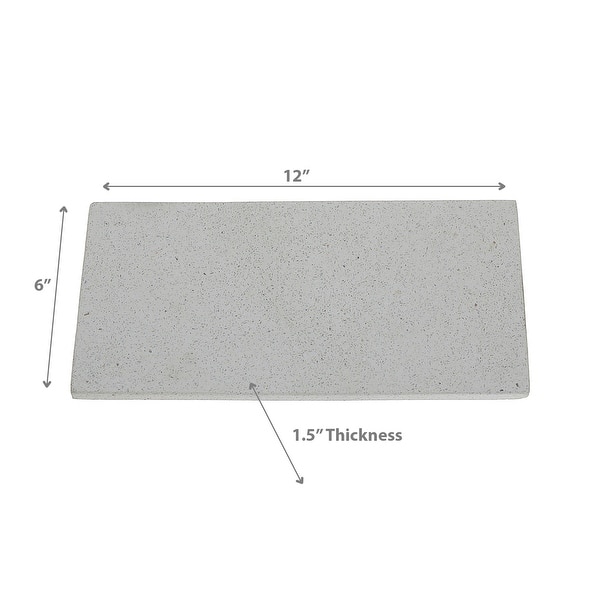Terrazzo Rectangle Tray White