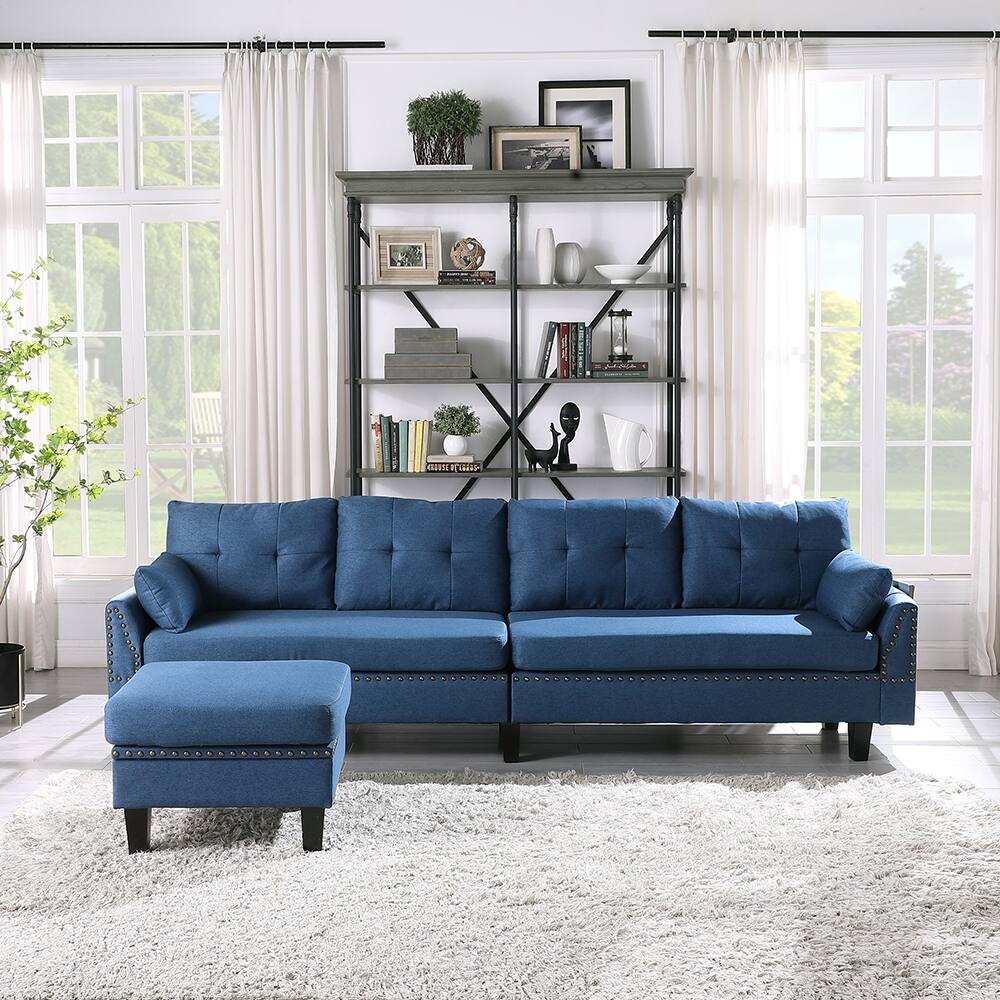 Moda Modern Style Sectional Sofa with Solid Wood