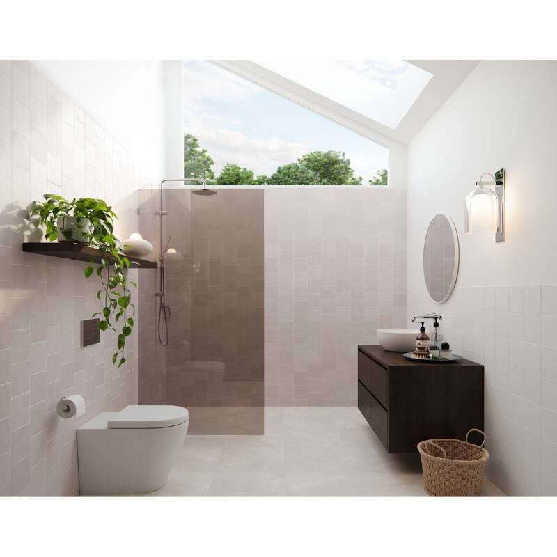 Glass Warehouse BTSFP-36 Ursa 78" High x 36" Wide Shower Screen